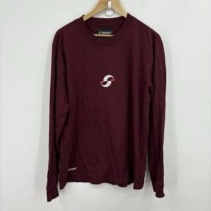 Bandit ASICS Running Tee Shirt Men Medium Cotton NY Marathon Long Sleeve Stretch